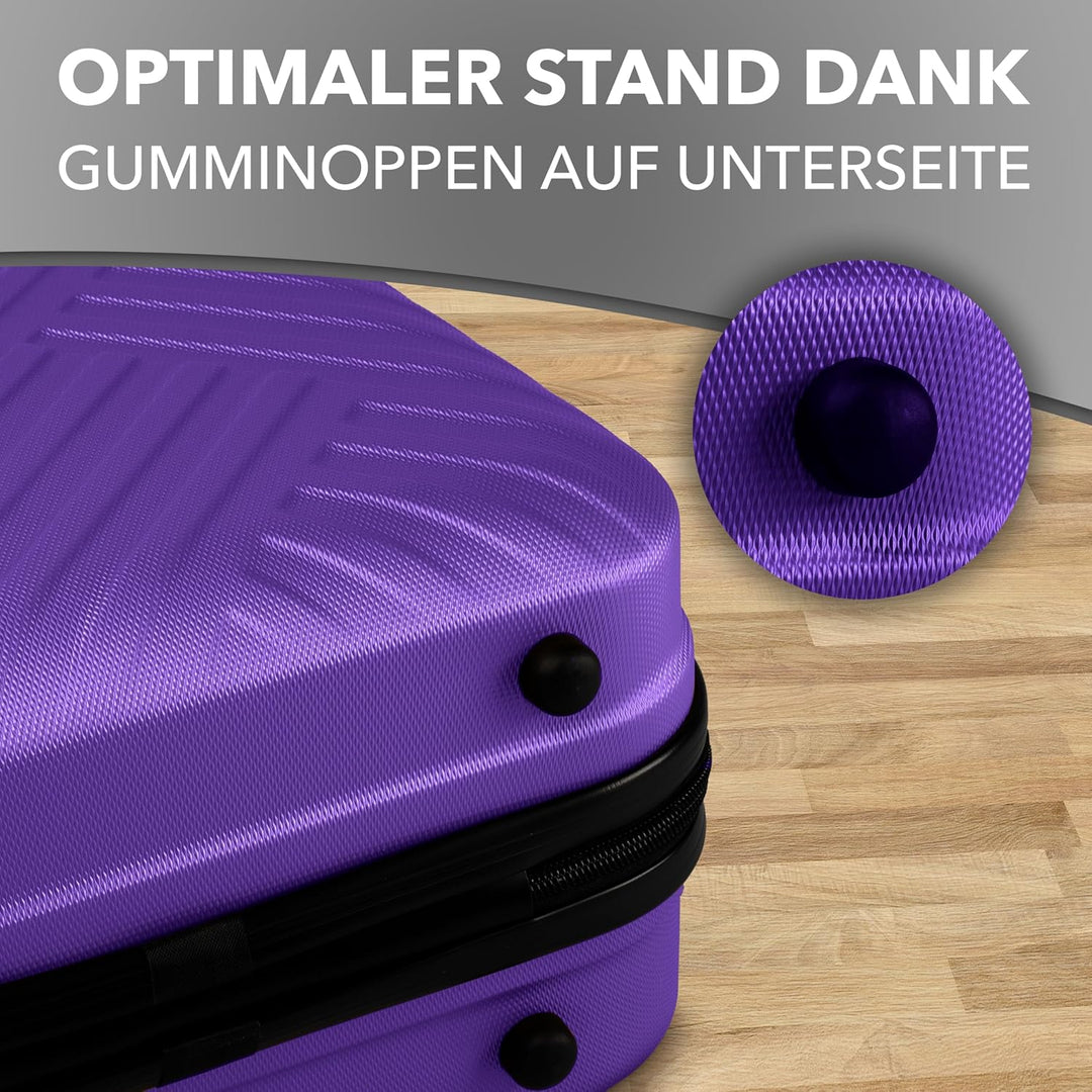 Xonic® Design Kosmetikkoffer aus ABS Hartschale – Robustes Beautycase als Handgepäck - Kosmetiktasch