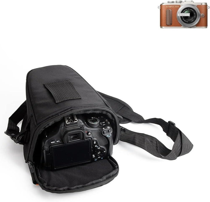 K-S-Trade Kameratasche Für Olympus Pen E-PL8 Kameratasche Fototasche Schultertasche Umhängetasche Fü