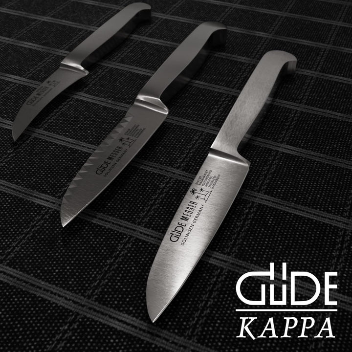 GÜDE Solingen - Gemüsemesser geschmiedet, 9 cm, Ganzstahl, KAPPA, Handmade Germany Gemüsemesser 9 Cm