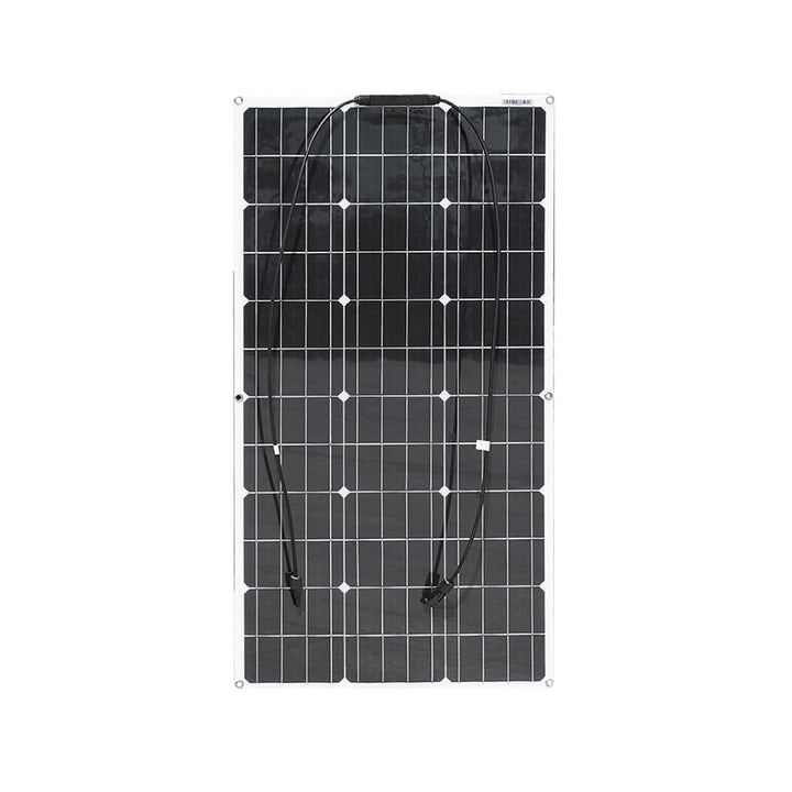 Aysolar Flexibel Solarpanel 100W 12V Monokristalline Solarmodul Flexible für Marine Camper Wohnmobil