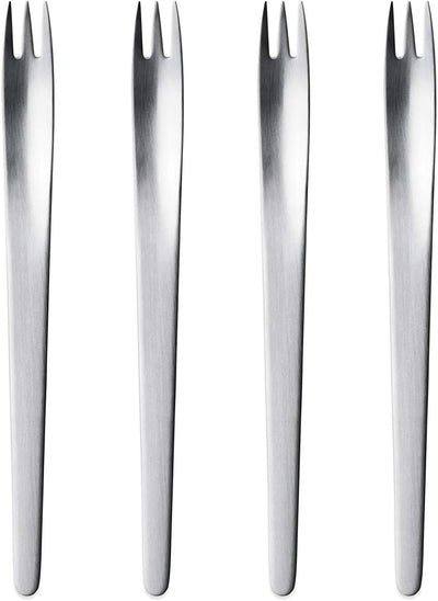 Arne Jacobsen Cake Fork Giftbox Set Ss Matte 4 Pcs