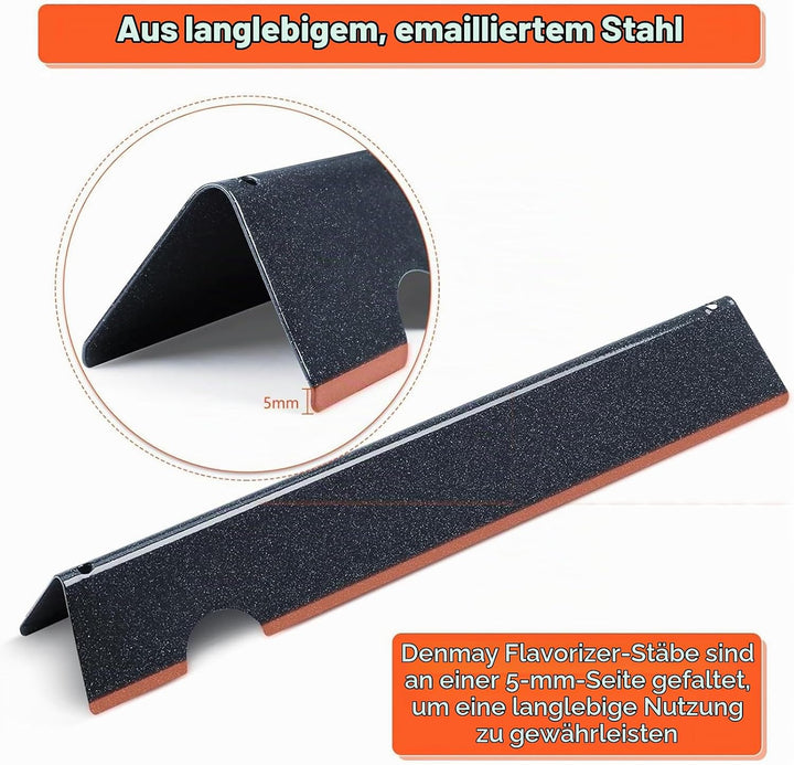 Denmay Flavorizer Bars 66032 und Wärmeabweiser 66040 für Weber Genesis II E-310, II E-330, II E-335,