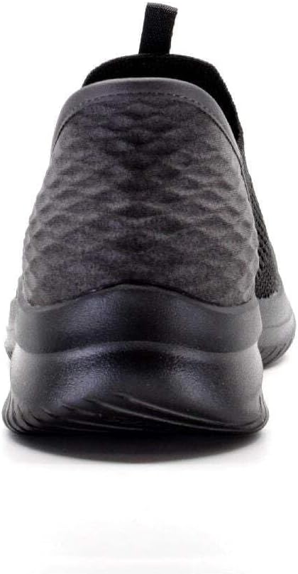 Skechers Damen Ultra Flex 3.0 Smooth Step Sneakers,Sports Shoes 35.5 EU Black Knit Jersey Trim, 35.5