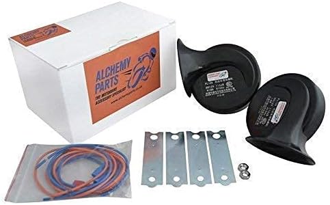 Paar Universal 12v Zweifarbig 110db Luft Hörner - Gross Upgrade für Autos oder Motorrad