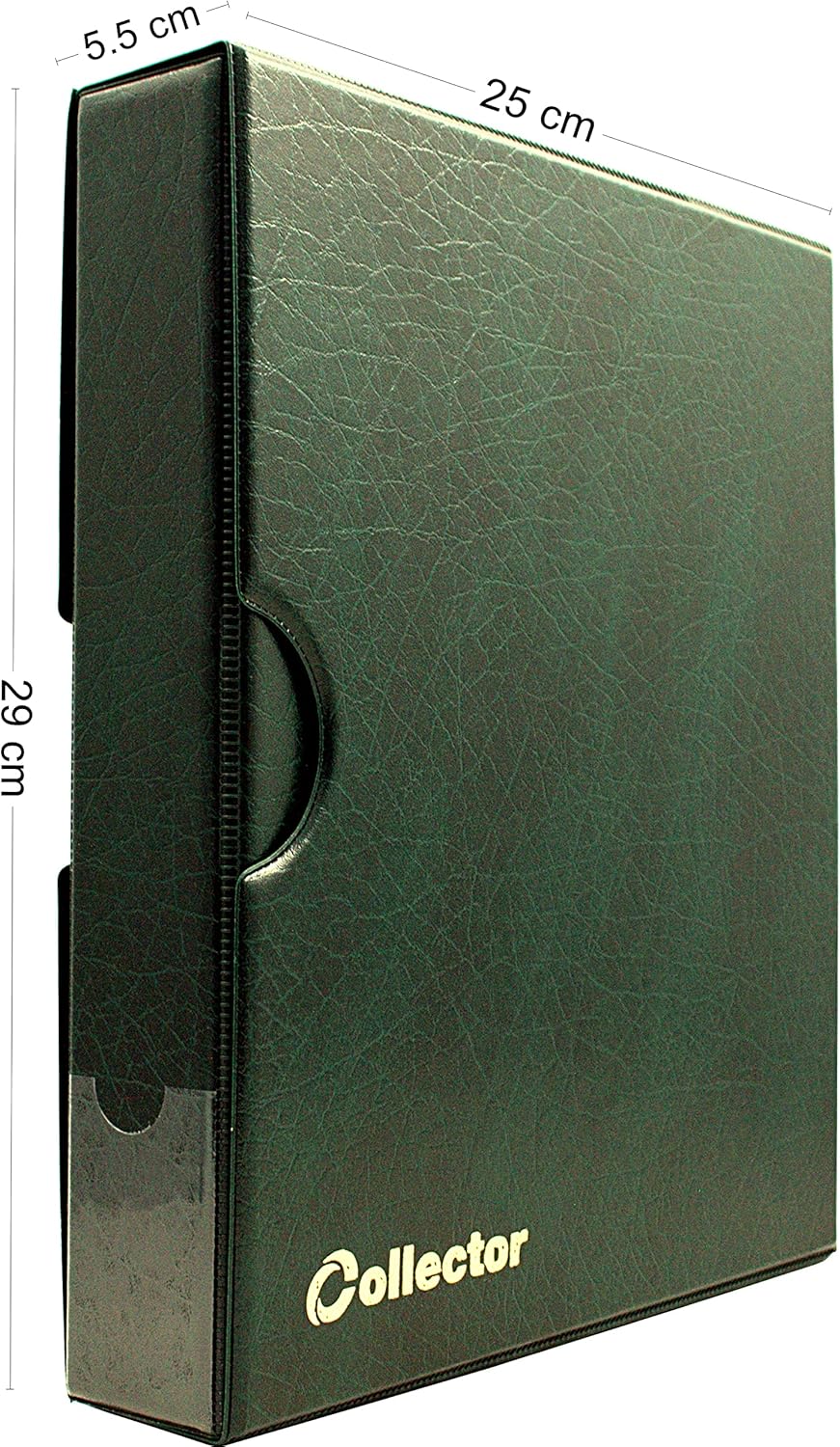 COLLECTOR Banknotenalbum mit Schutzkassette Etui für Verschiedene Banknoten-Grössen - mit Seiten und