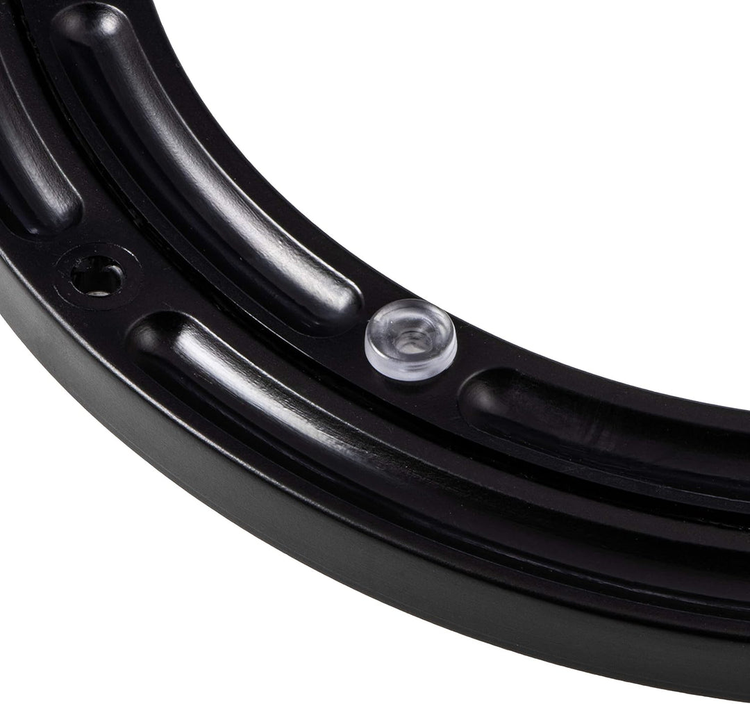 Gedotec Schwerlast-Drehbeschlag 360° Drehscheibe drehbar Ø 230 mm | Drehteller Kunststoff schwarz |