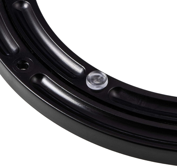 Gedotec Schwerlast-Drehbeschlag 360° Drehscheibe drehbar Ø 230 mm | Drehteller Kunststoff schwarz |