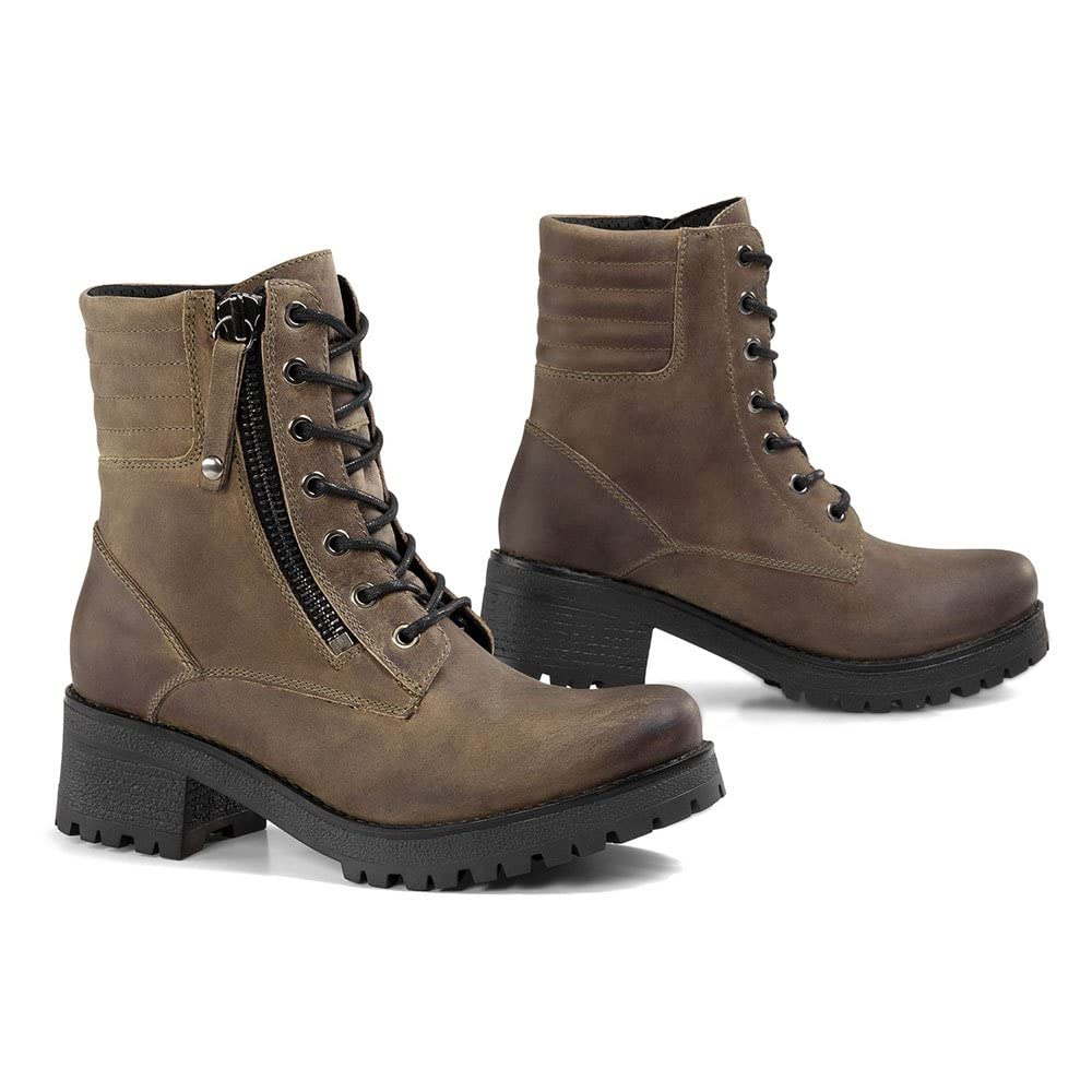 Falco Misty Damenstiefel 40 EU Grün Braun, 40 EU Grün Braun