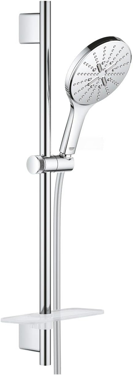 GROHE Rainshower 150 SmartActive | Brausestangenset 3 Strahlarten | Chrom | 26592000 Brausestangense