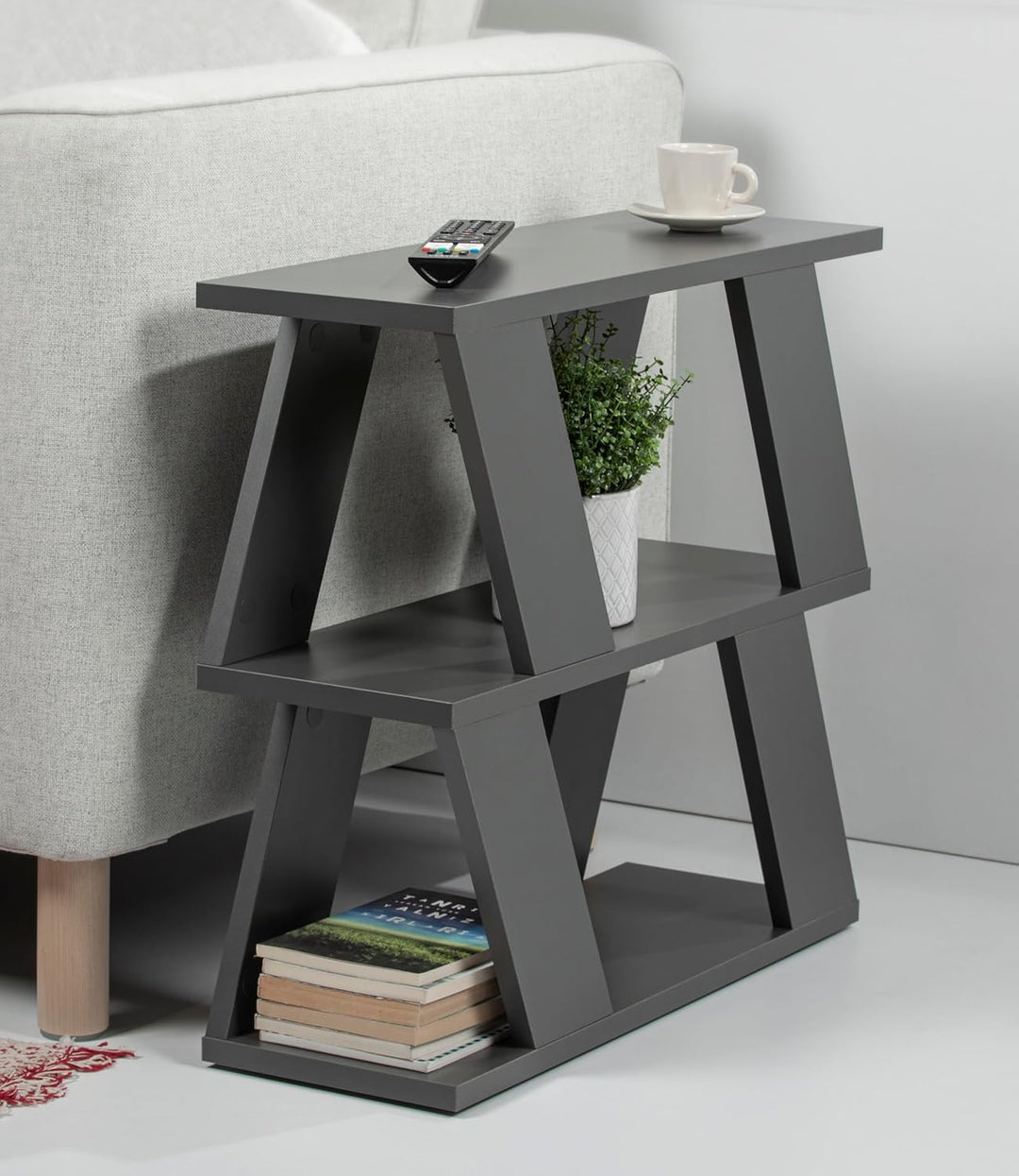 HOCUS PICUS | Lazena Holz Beisteltisch | Moderner Couchtisch, Sofatisch, Kaffeetisch für Wohnzimmer,
