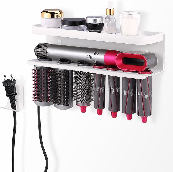 AXNSATRE Halterung Ohne Bohren für Dyson Airwrap & ZubehöR, Halterung Wandhalterung für Dyson Airwra