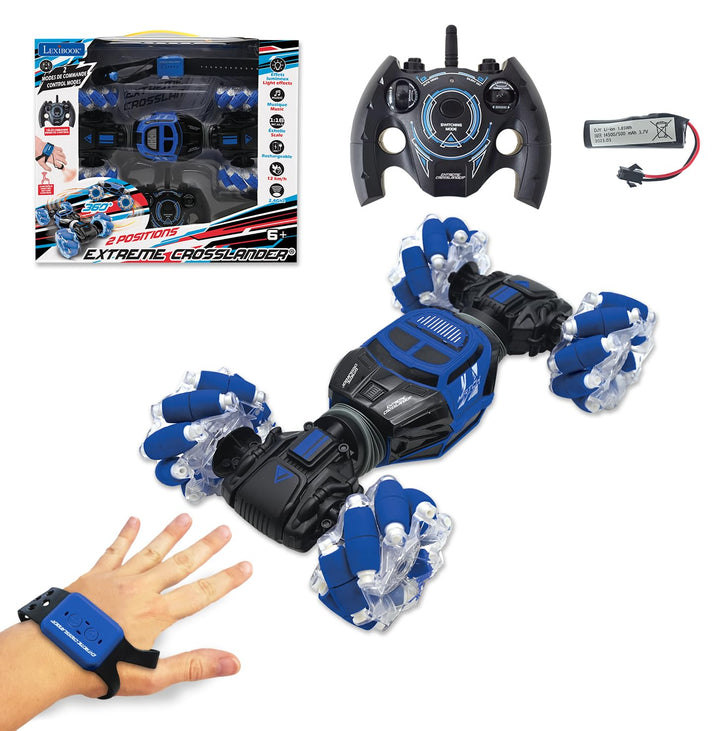 Lexibook - RC50 Extreme Crosslander leuchtendes Geländewagen mit Fernbedienung, Motion Control Armba