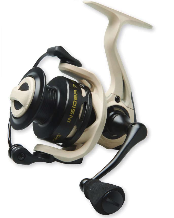 DAM Angelrolle Quick Insider 7 FD (Rundknauf) - Robuste Profi Karpfenrolle, Welsrolle Safari Design