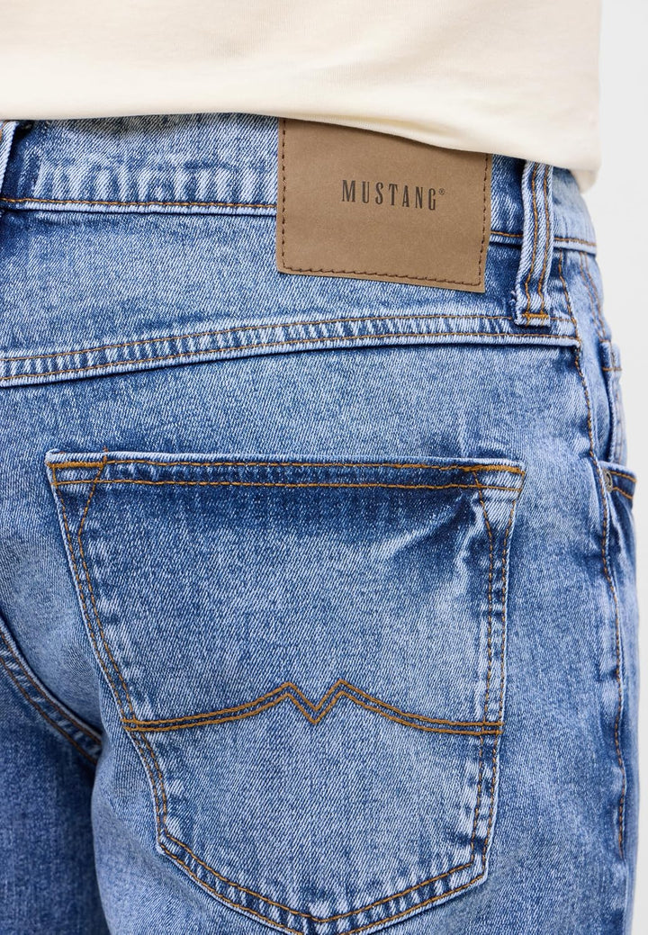 MUSTANG Jeans Herren Stretch Big Sur Regular Fit Jeanshose Hose Denim Blau Schwarz 30 31 32 33 34 36