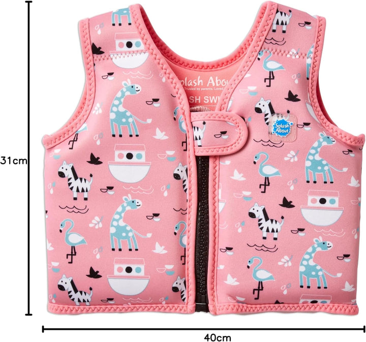 Splash About Go Splash Schwimmweste Pink Ark 2-4 Jahre, Pink Ark 2-4 Jahre
