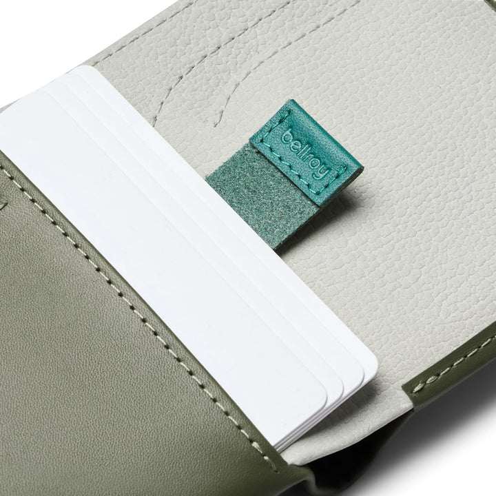 Bellroy Note Sleeve – dünne Lederbörse, mit RFID-Schutz (max. 11 Karten Plus Scheine) Willow, Willow