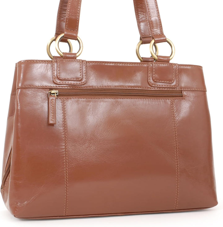 Catwalk Collection Handbags - Leder - Umhängetasche/Grosse Tasche - BELLSTONE Braun, Braun