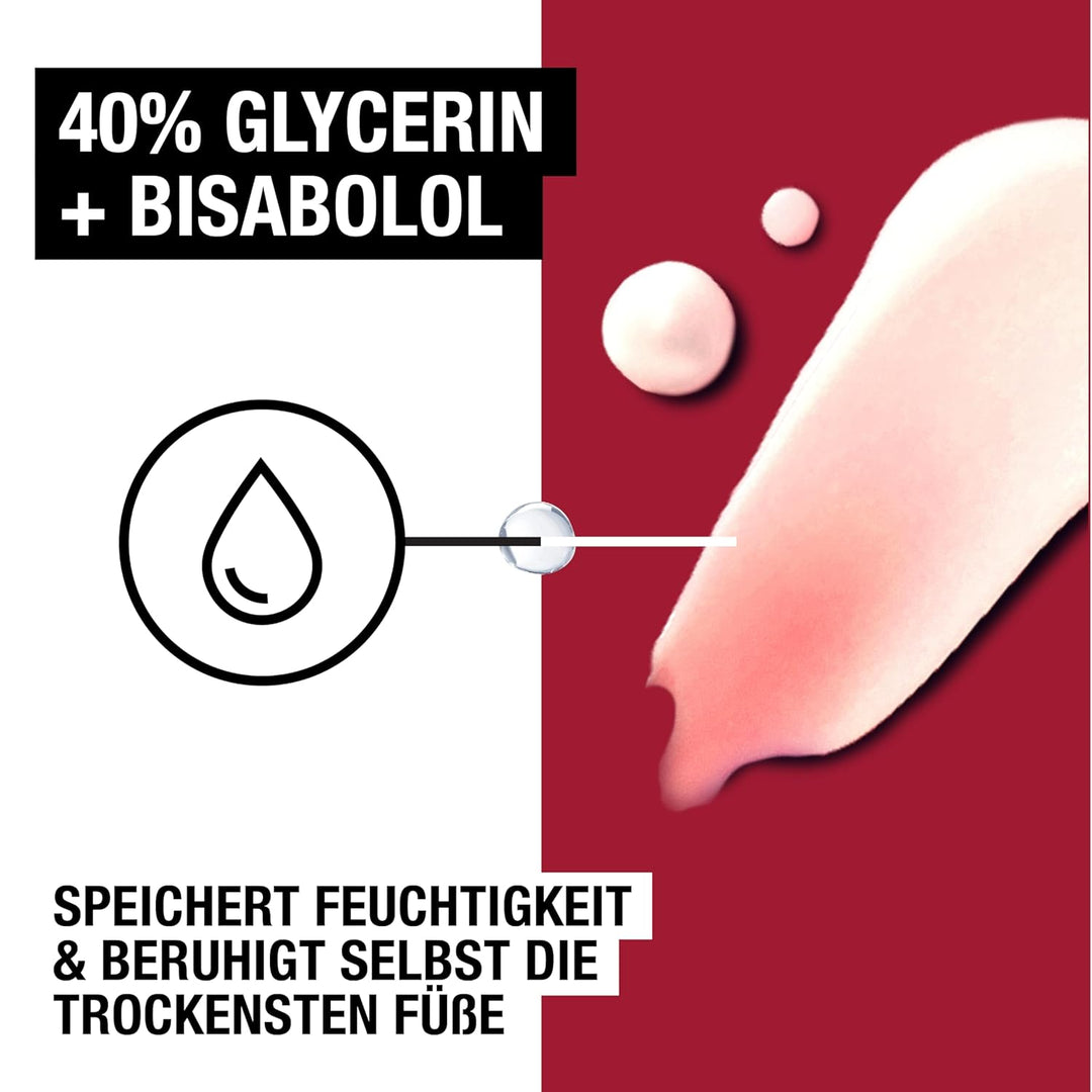 Neutrogena Sofort einziehende Fusscreme (6x100ml), feuchtigkeitsspendende Fusspflege Creme mit 15pro