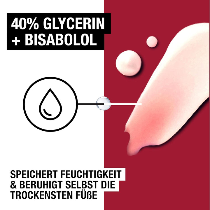 Neutrogena Sofort einziehende Fusscreme (6x100ml), feuchtigkeitsspendende Fusspflege Creme mit 15pro