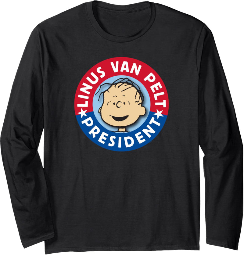 Peanuts Linus Von Pelt als Präsident Langarmshirt