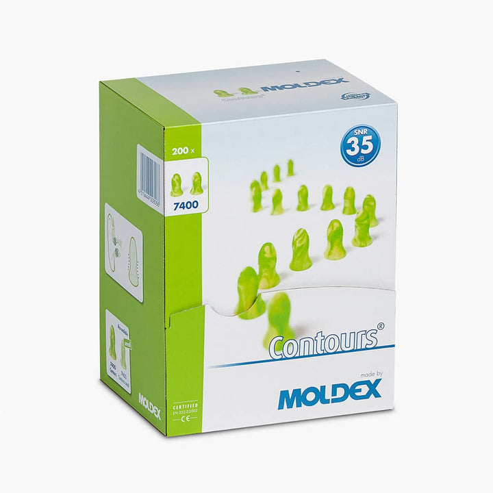 Moldex Einwegstöpsel "Contours" SNR 35dB 200 Paar, 1 Stück, 7400