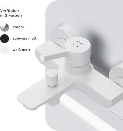 AM.PM X-Joy S FXB10033 Wassersparende Wannen- und Brausebatterie kraztfest, leicht zu reinigen, Bade