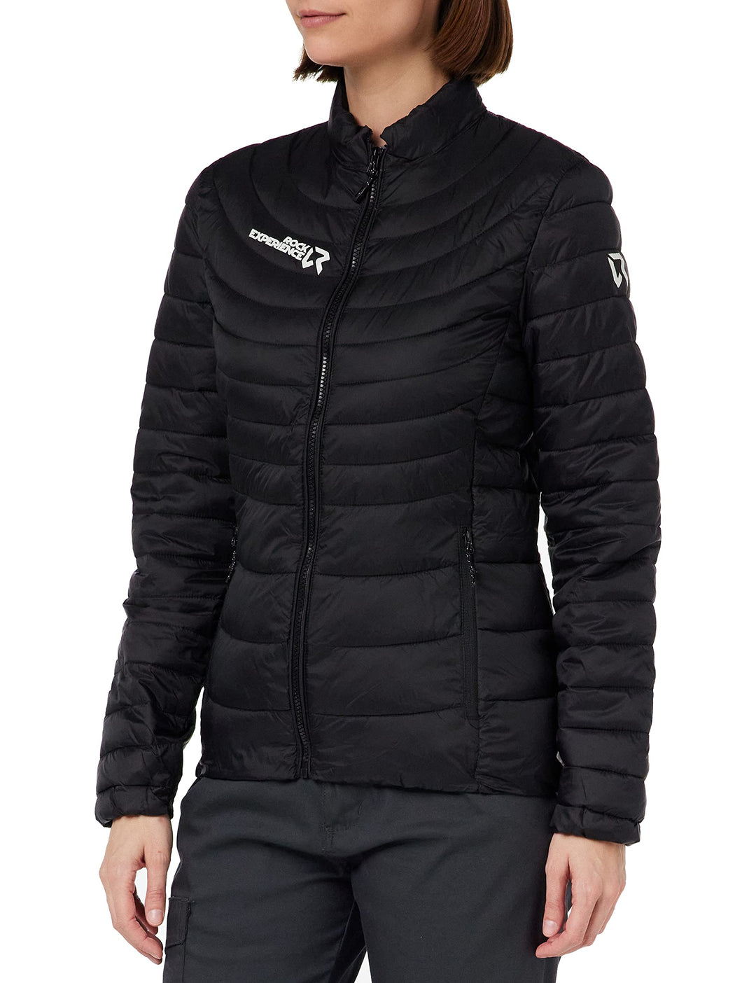 Rock Experience Damen Fortune Padded Jacket L CAVIAR, L CAVIAR