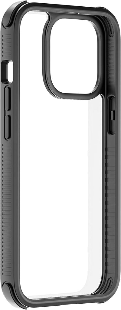 Black Rock - Hülle Robust Transparent Case Passend für Apple iPhone 13 Pro I Handyhülle Transparent,