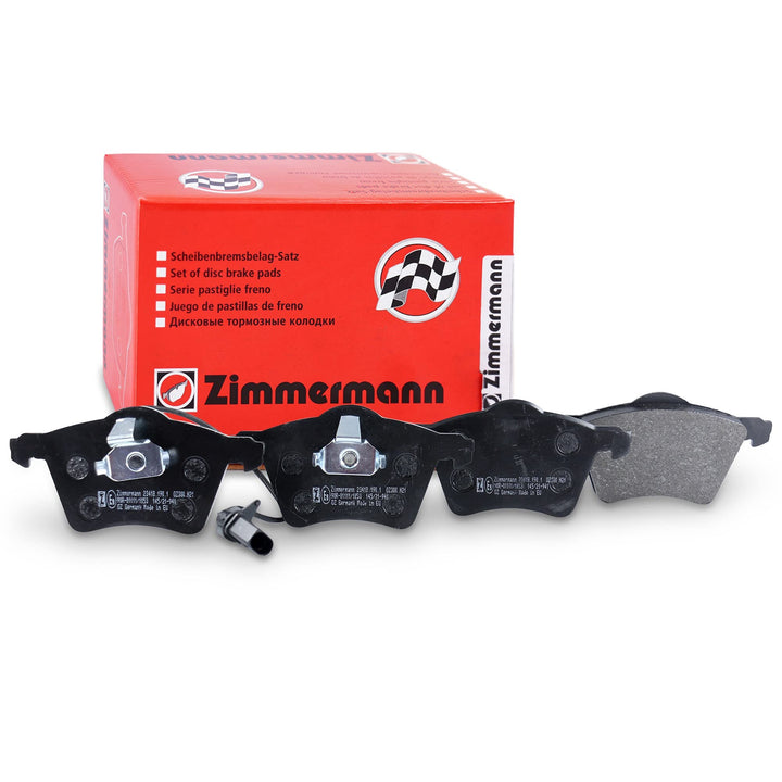 ZIMMERMANN 23418.190.1 Serie Bremsbeläge, vorne, 1 Sensor, inklusive Platte dämpfend