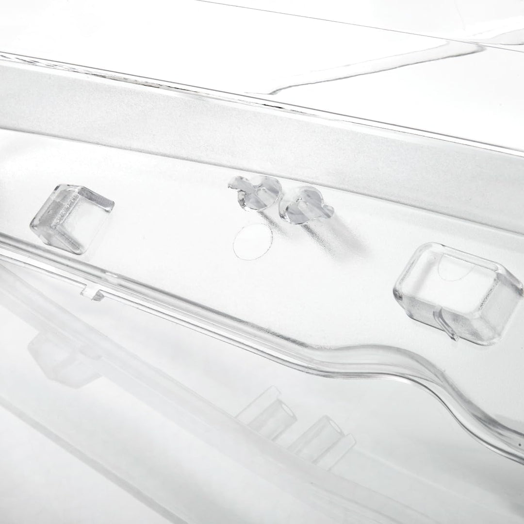 LST 2x Scheinwerferglas Streuscheibe Frontlicht Abdeckung Halogen Xenon links rechts Set kompatibel