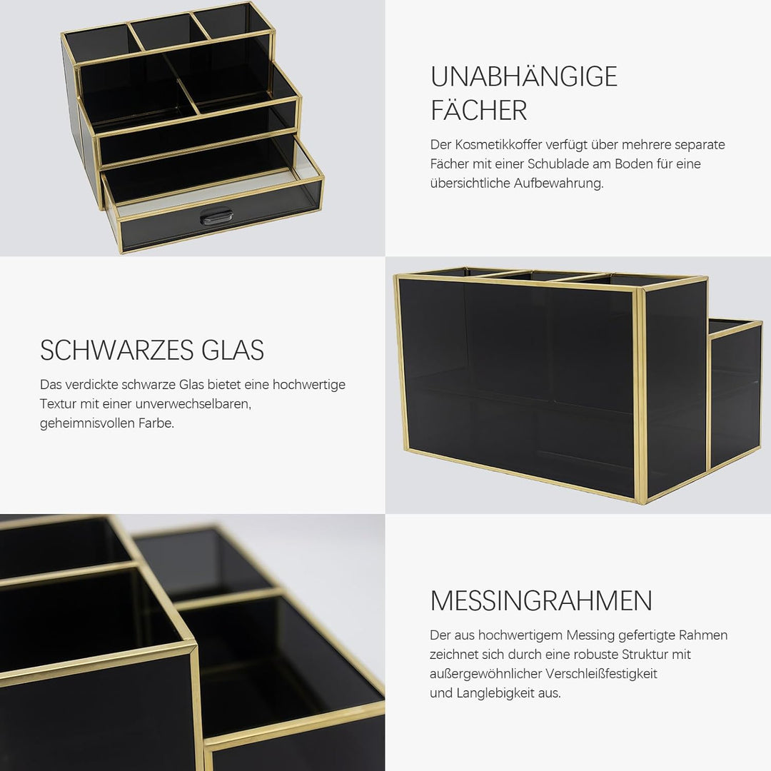 HARLIANGXY Make up Organizer mit Schubladen, Kosmetik Organizer, Multifunktion Schminktisch Organize
