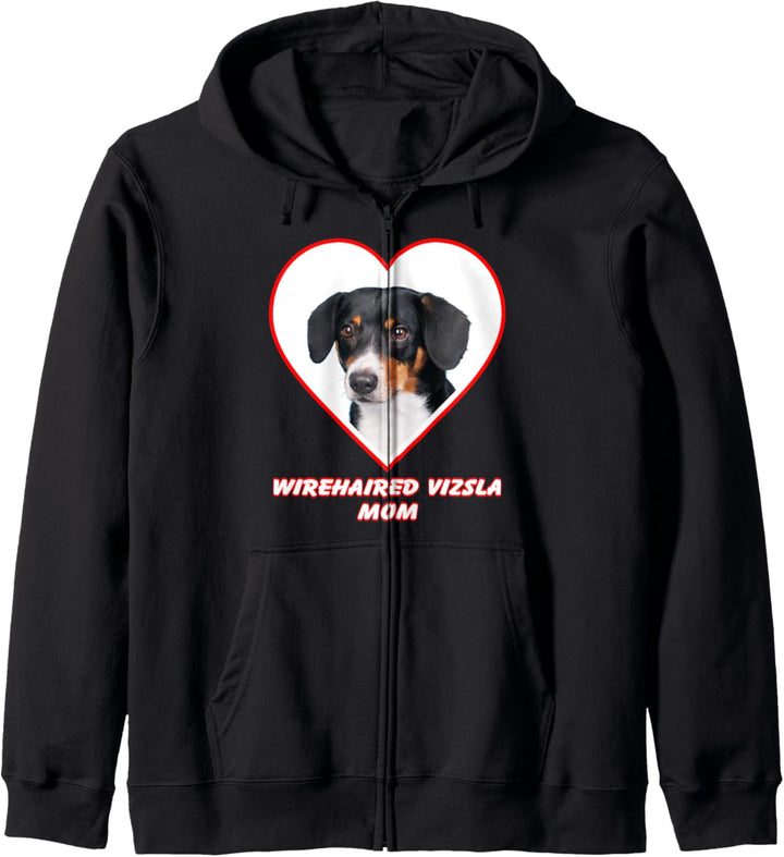 Wirehaired Vizsla Dog Mom Kapuzenjacke