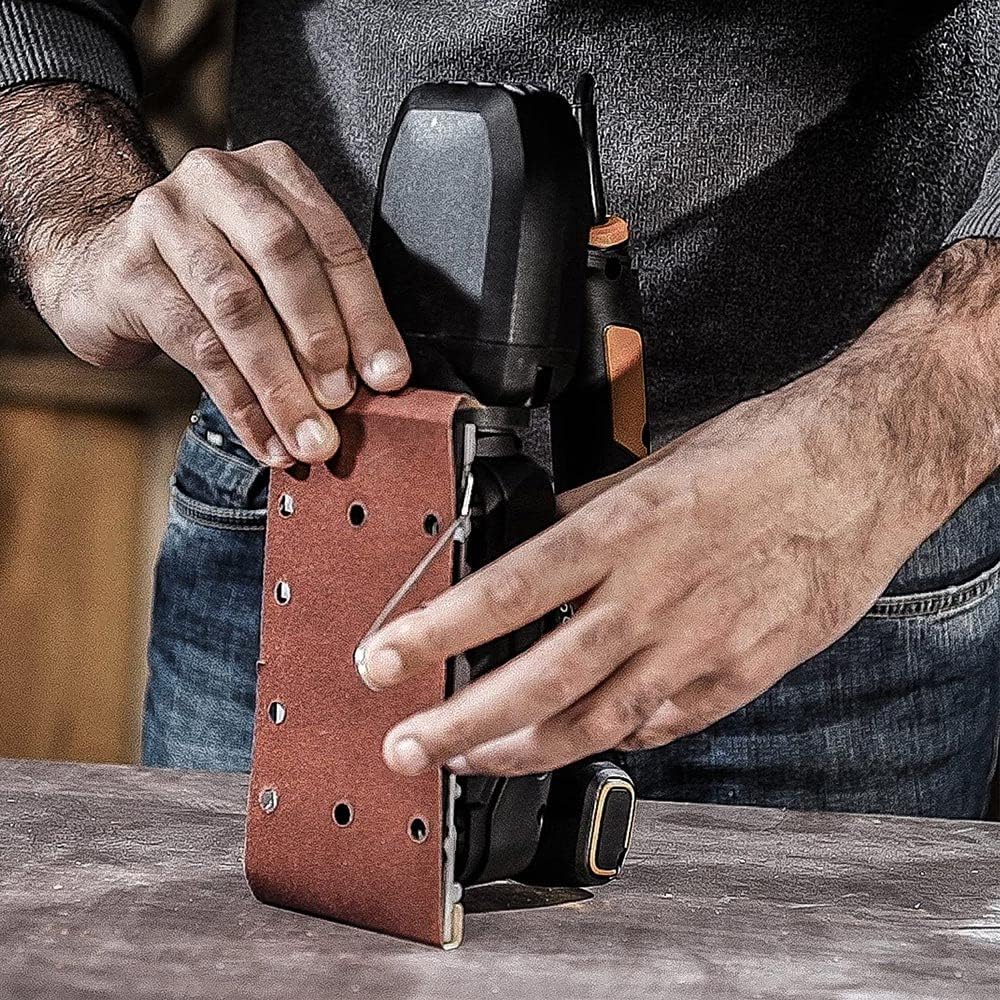 WORX WX641 Schwingschleifer 250 W – Handlicher Schleifer mit DUSTSTOP Mikrofilter für ein sauberes A