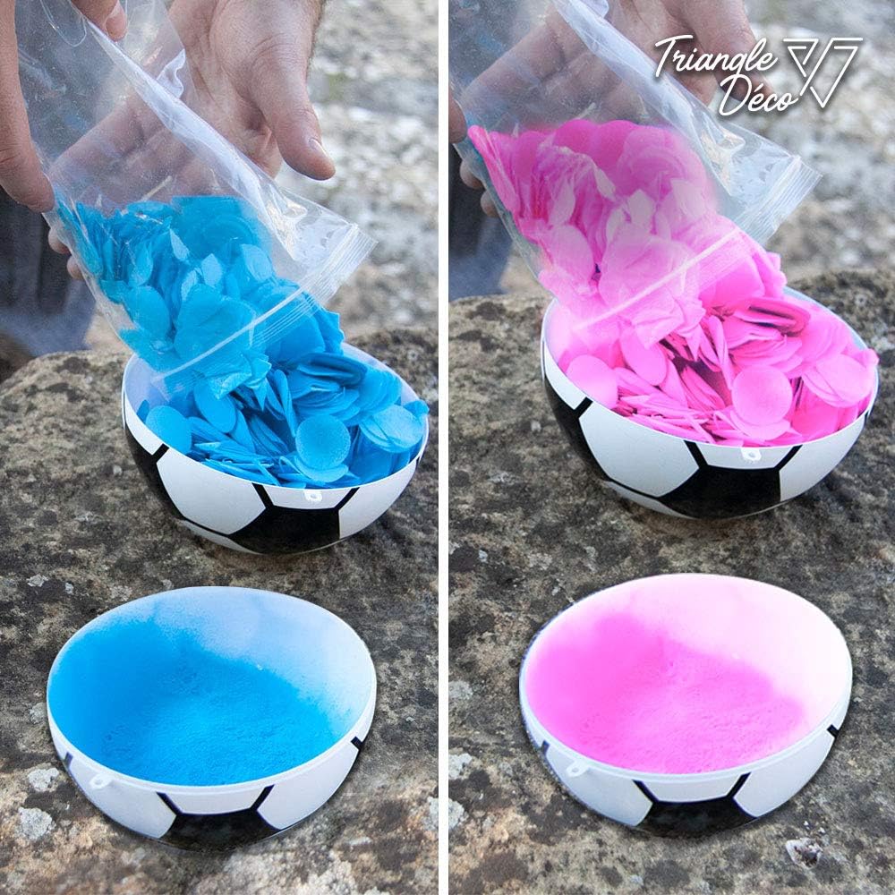 Triangle Déco Tds Fussball Baby Shower Mädchen oder Jungen Komplett-Set 6 in 1 für Genre Renflation