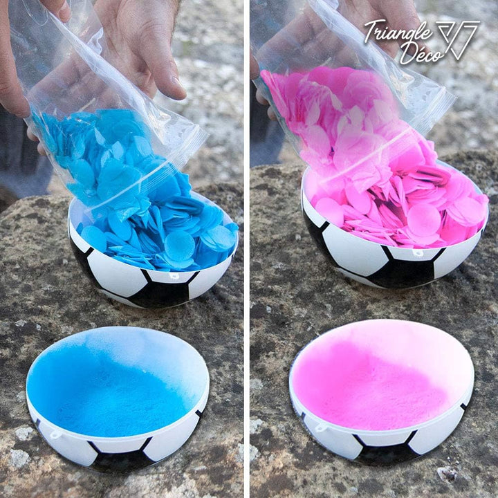 Triangle Déco Tds Fussball Baby Shower Mädchen oder Jungen Komplett-Set 6 in 1 für Genre Renflation