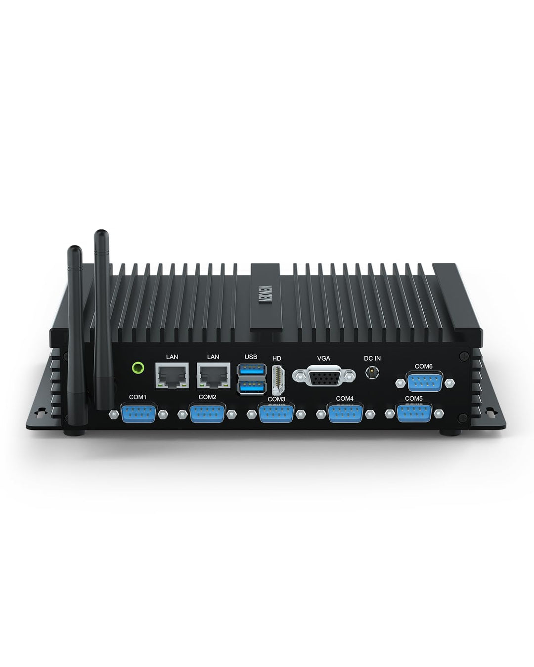 VENOEN Mini PC Industrial WIN11 Core i7 8550U, Lüfterloser Industrie PC RS232 COM, Embedded Dual LAN