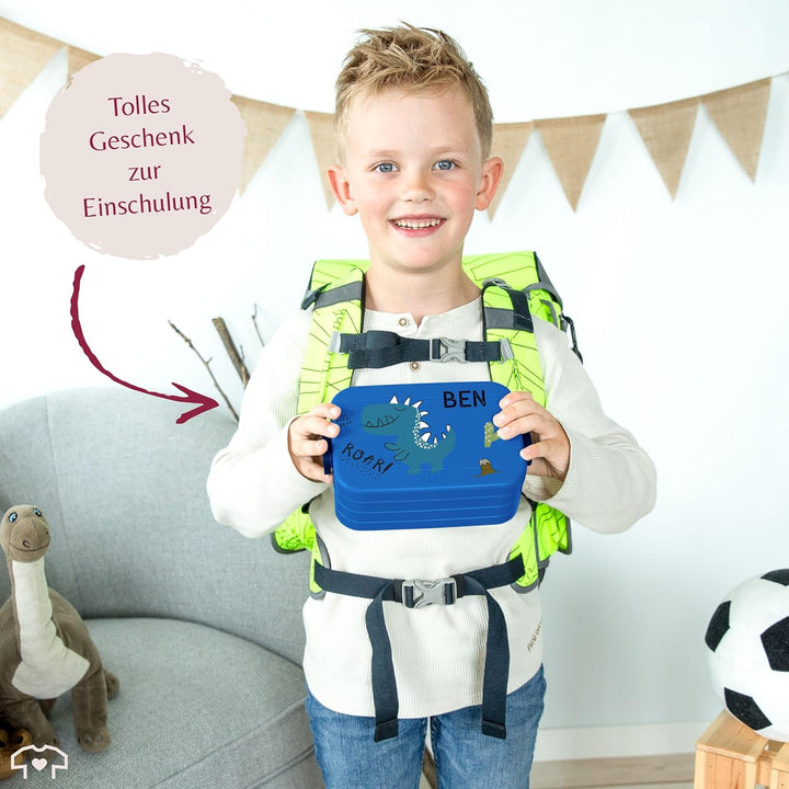 Bento Box Midi für Mepal Bentobox - Kinder Dino Brotbox Dinosaurier Lunchbox Dinosaurus Vesperdose D