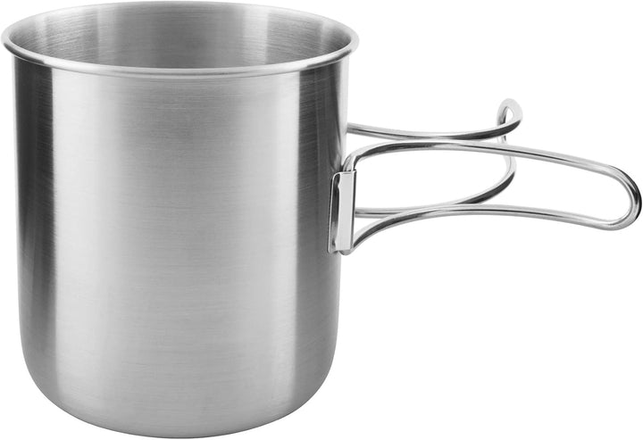 Tatonka Handle Mug Set (500/600 / 850 ml) – Becherset aus rostfreiem Edelstahl bestehend aus Tasse u
