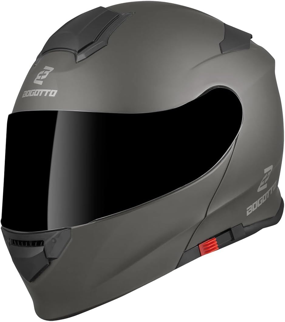 Bogotto V271 Motorrad Klapphelm XS anthrazit matt, XS anthrazit matt