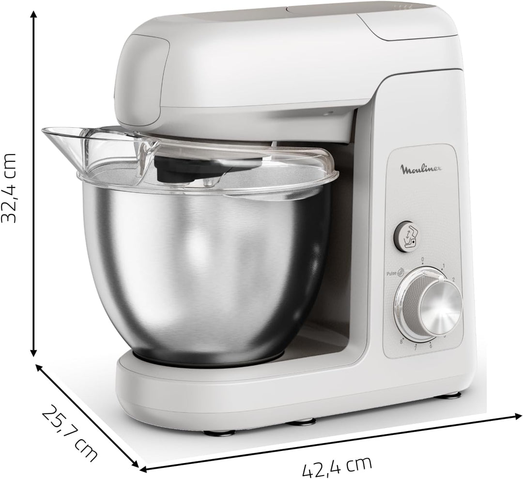 Moulinex Bake Partner Kitchen Machine QA521B25 Leistungsstarke Planetenknetmaschine 1100W Langlebige