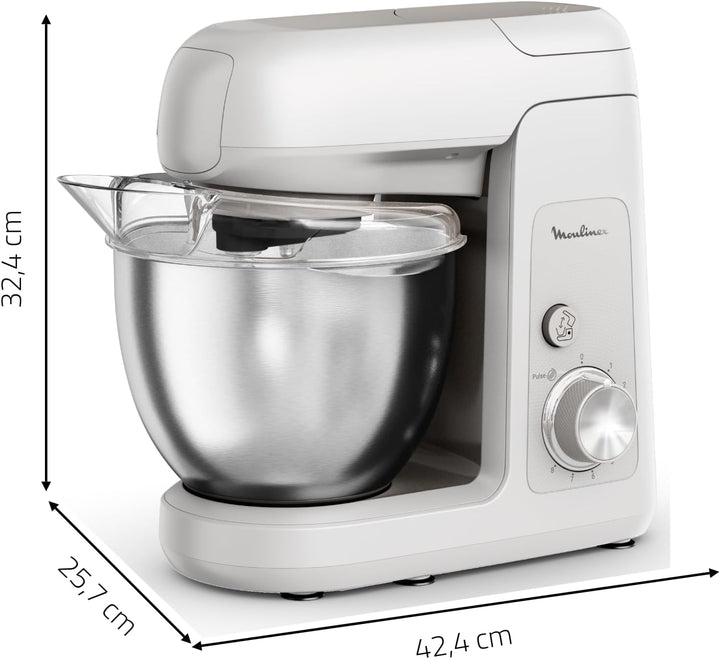 Moulinex Bake Partner Kitchen Machine QA521B25 Leistungsstarke Planetenknetmaschine 1100W Langlebige
