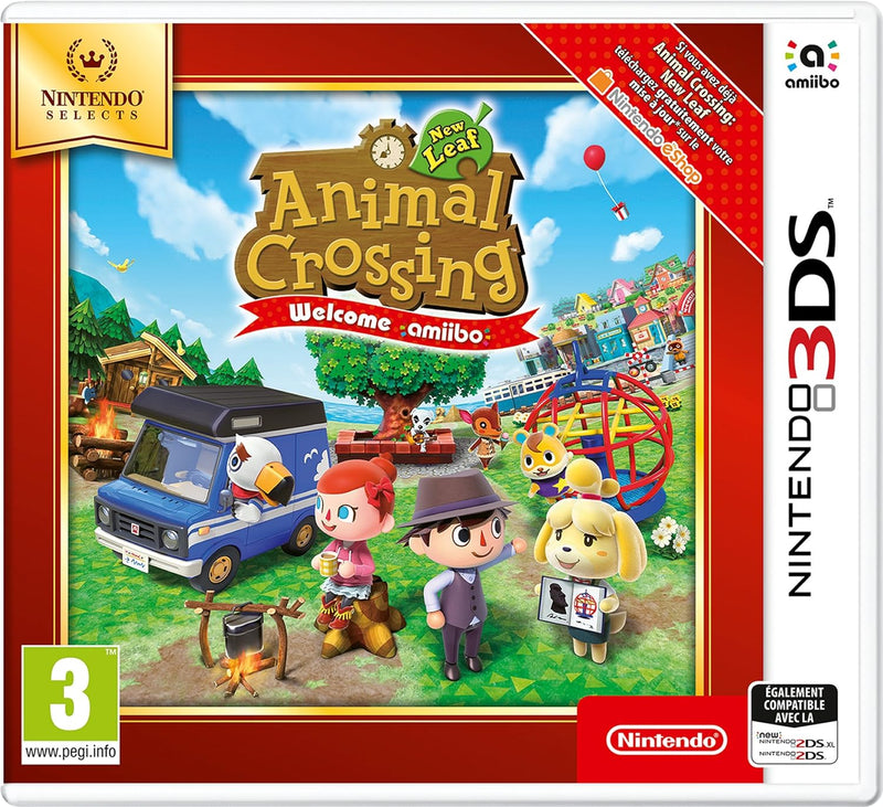 Animal Crossing New Leaf Willkommen bei Amiibo 3DS Jeu Nintendo Selects