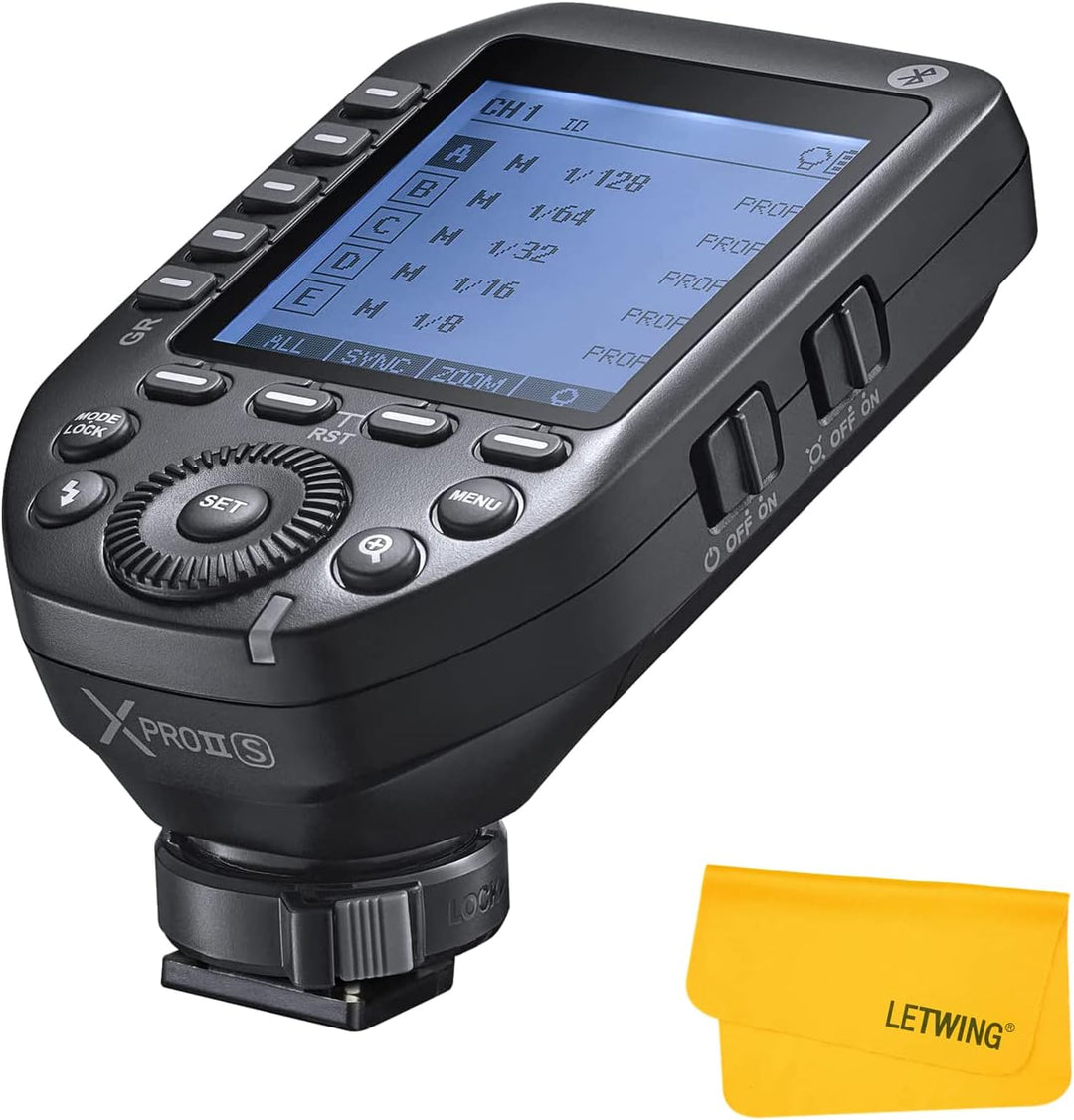 Godox XProII-S TTL Wireless Flash Trigger, 2.4G Wireless HSS 1/8000s Flash Transmitter Compatible fo