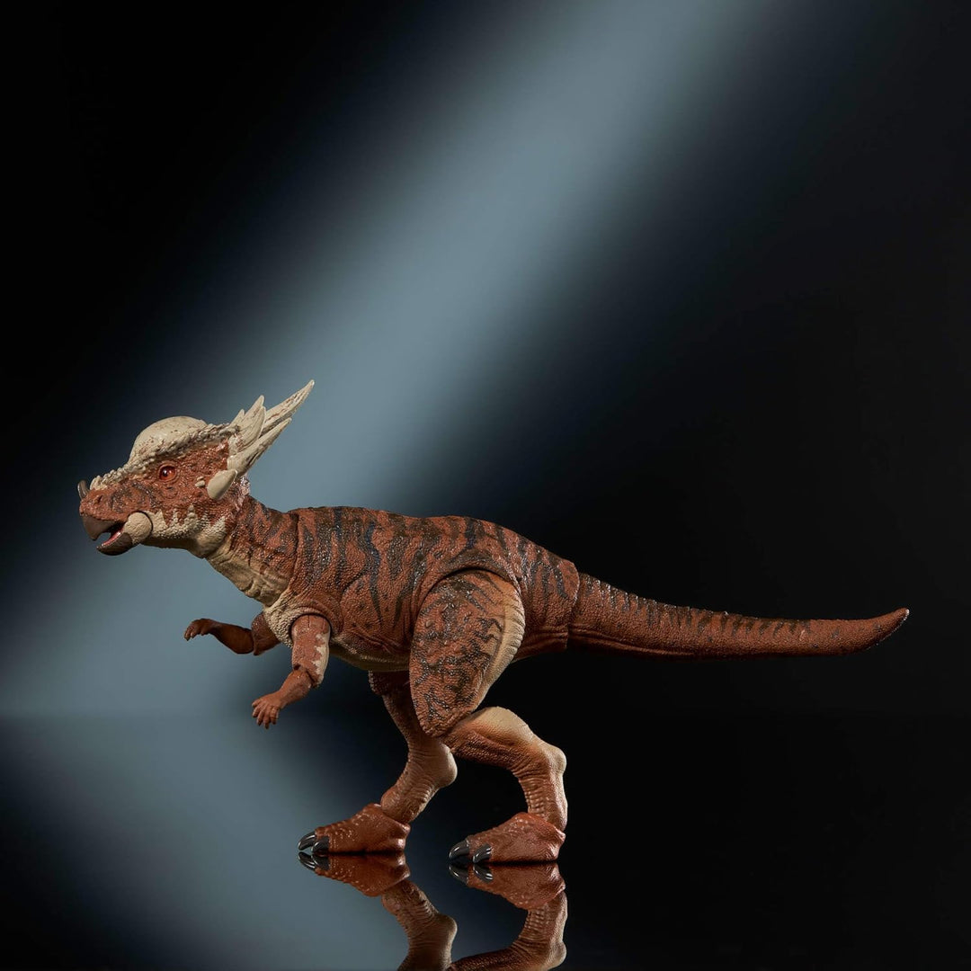 Mattel Jurassic World Hammond Collection mit Menschen- und Dinosaurier-Actionfigur, Atrociraptor Tig