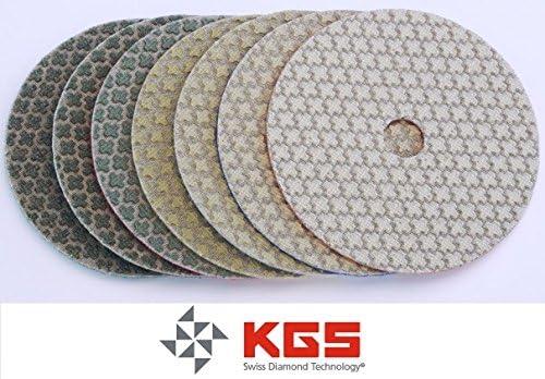Diamant-Polierscheiben, zum Trockenpolieren, Durchmesser 100 x 15 mm, KGS Swiflex XX (3 Stück)