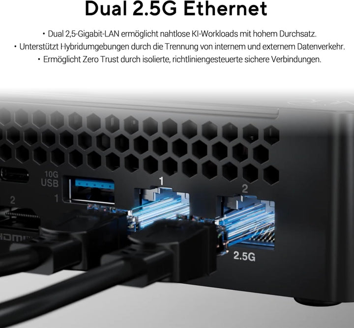 ASUS NUC 16 Pro RNUC16GDKX76C002 (Intel Core Ultra X7 358H,Intel Arc B390 Grafik, Intel WiFi 7, Blue