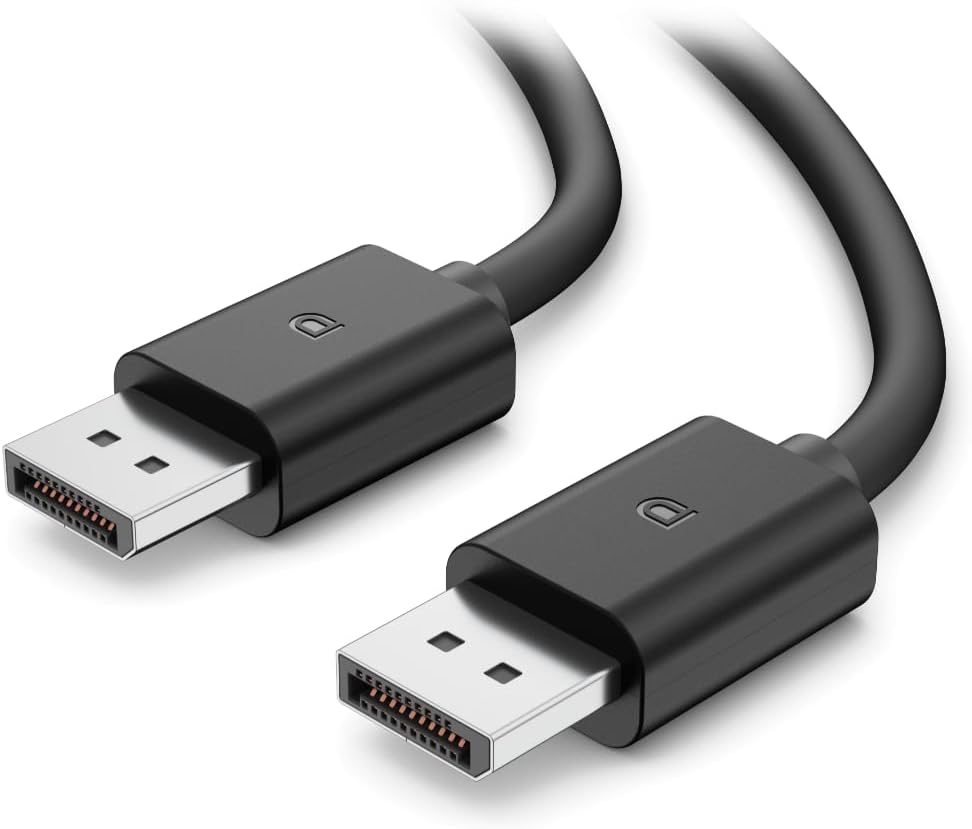 Dell DisplayPort 1.4 Kabel – CB325D, 1,8m, unterstützt 8K @60Hz & 4K @120Hz, HDR, Plug & Play, abwär