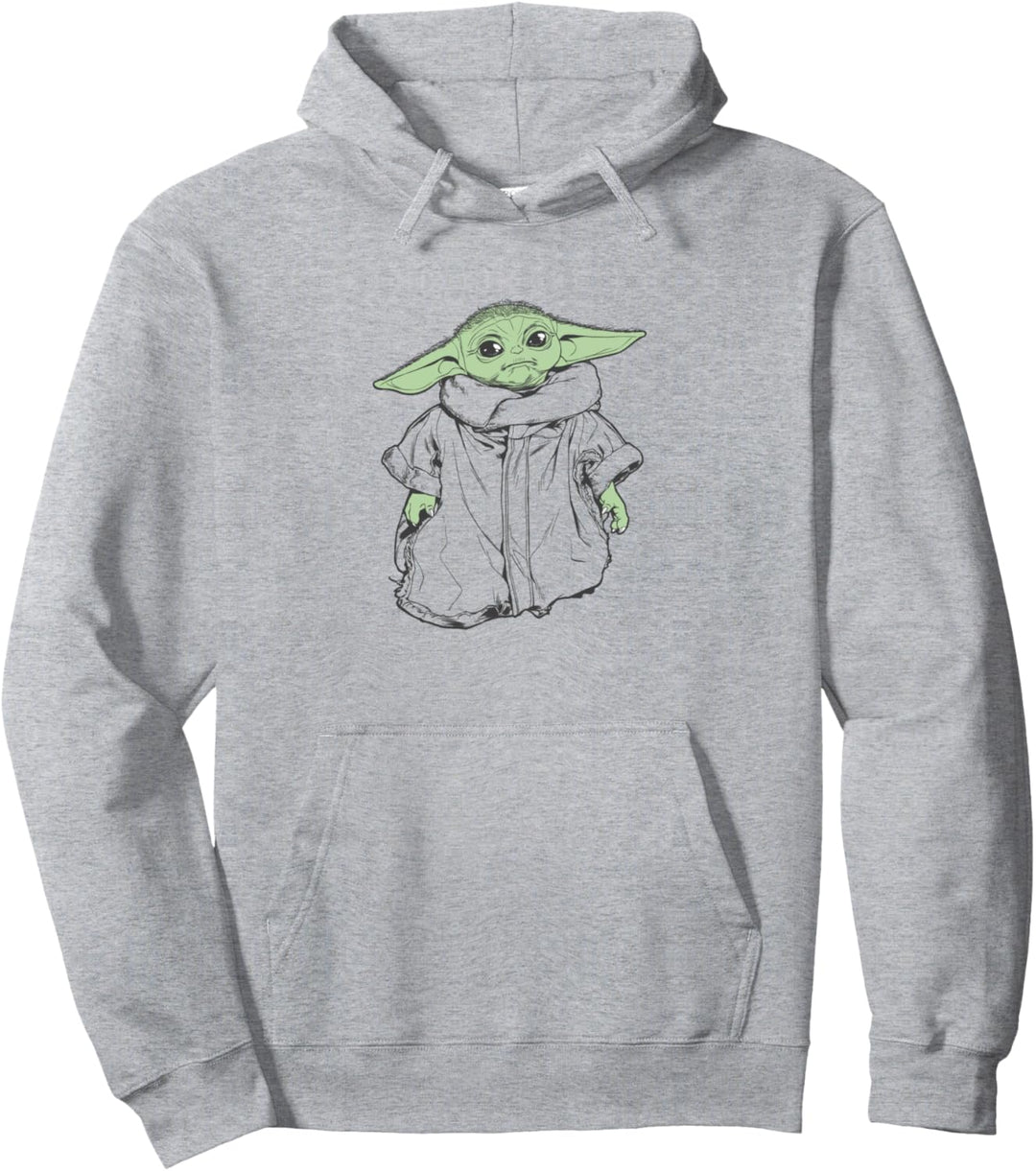 Star Wars The Mandalorian Limit Color Child Pullover Hoodie