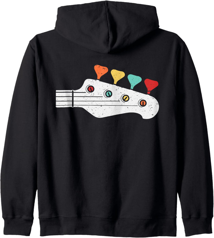Bassist Shirt Herren Bass Geschenk Bassspieler Kapuzenjacke