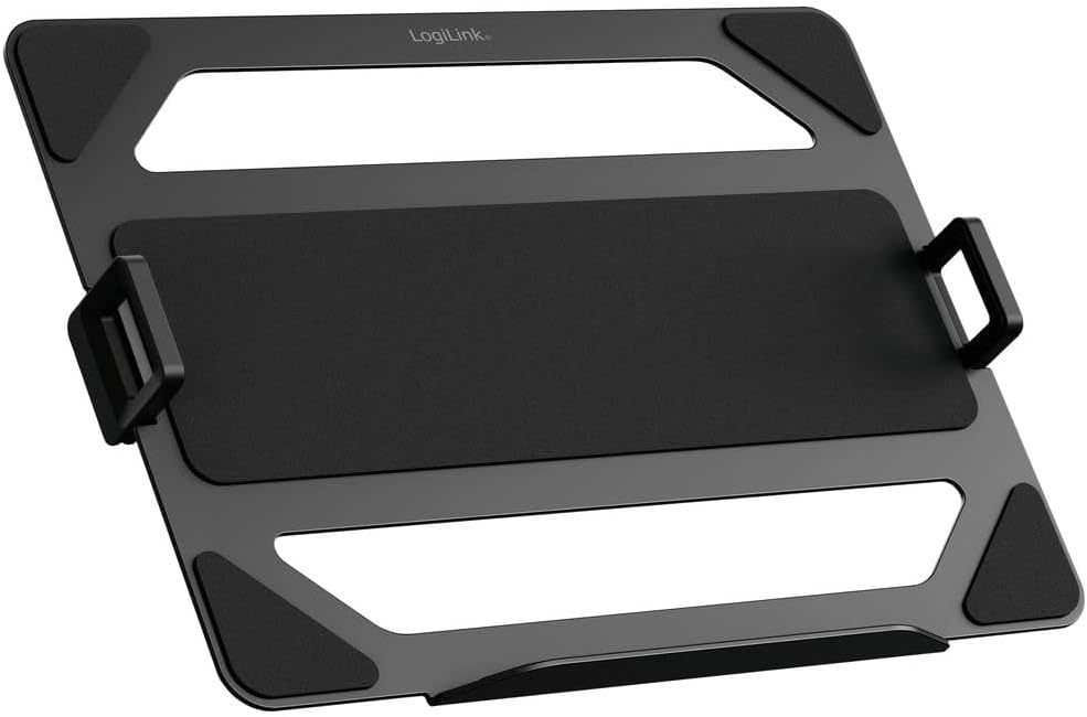 LogiLink BP0203 - Laptop Halterung für Monitorarme, passend für Geräte von 11,6–17,3", max. 9 kg